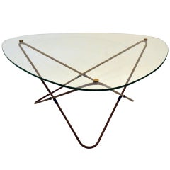 Retro The "Atomic" Mid Century Triangular Coffee Table by Pierre Guariche