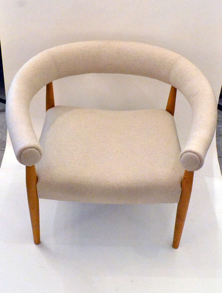 Danish Exceptional Pair of Ring Chairs by Nanna Ditzel