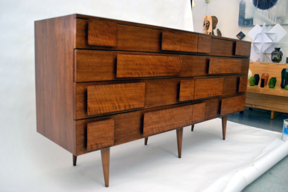 Gio Ponti for M. Singer.  Perhaps the most beautiful of all modern case goods.