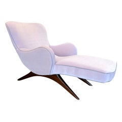 Vladimir Kagan Chaise Lounge (in the manner of)