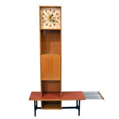 Rare Grandfather Clock Storage Case by Herman Miller