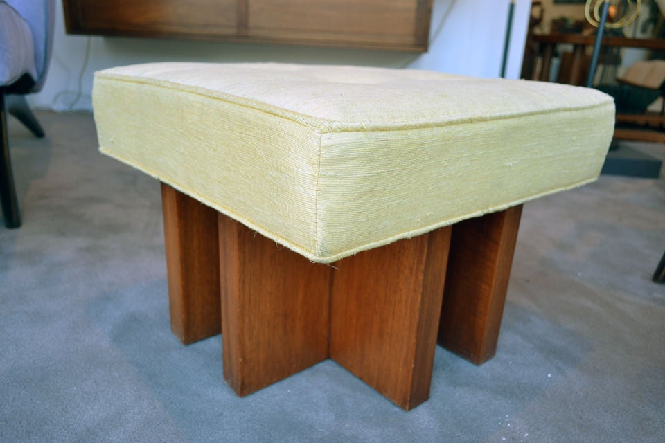 Pair of Low stools by Milo Baughman