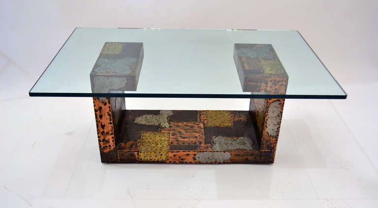 Patchwork Coffee Table by Paul Evans In Excellent Condition In New York, NY