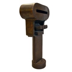 Steel "Railroad Mask" TOTEM Sculpture by Duayne Hatchett, USA, 1964 11