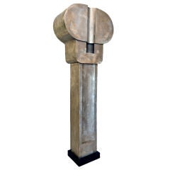 Stainless Steel TOTEM Sculpture by Duayne Hatchett, USA, 1965 3