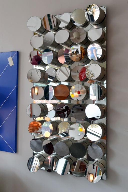 Fantastic and Unique 1970's Sculptural Wall Mirror