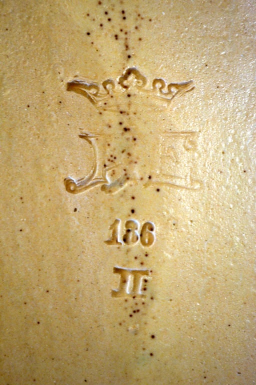 1904 P. Ipsens Enke Ceramic Dragon, Signed and Dated 5