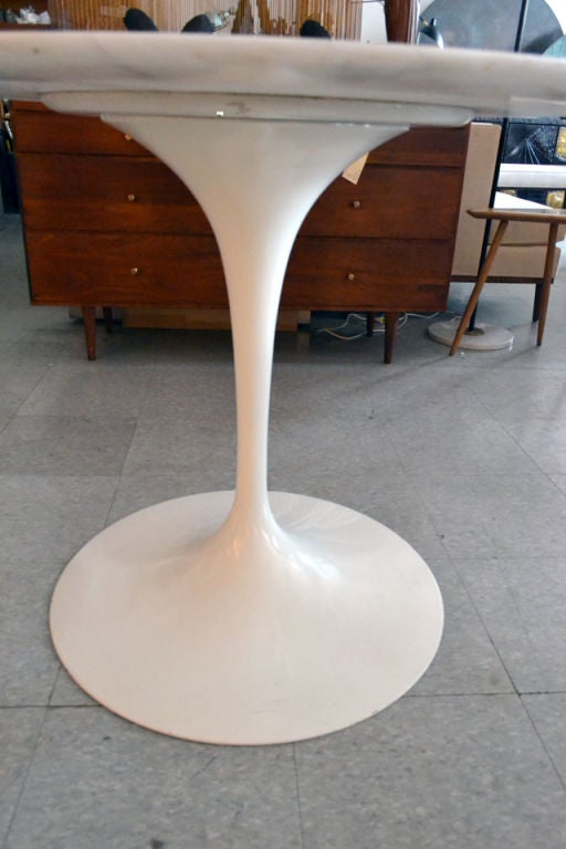 American Marble Top Tulip Table by Saarinen