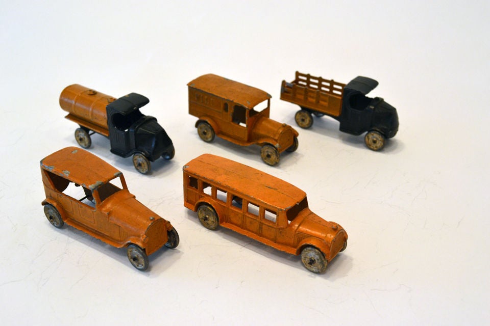 Wonderful Set of Toy Trucks From the 1920's