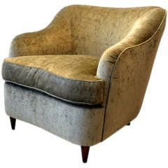 Reproduction of Gio Ponti Club Chair from the Hotel Bristol in Milano, Italy 2