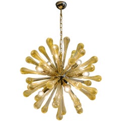 Elegant Golden Crystal Sputnik