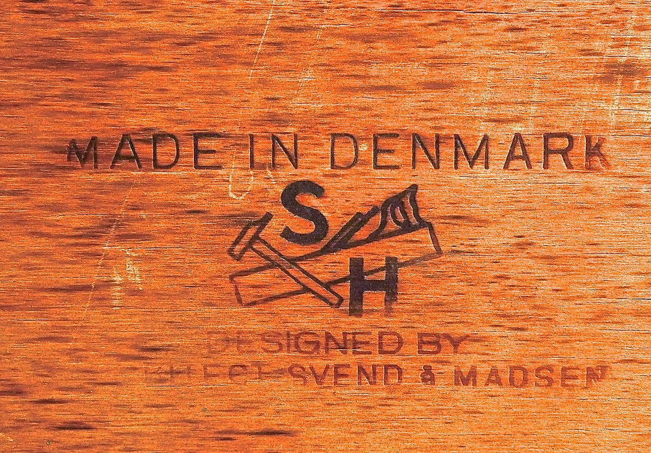 Rosewood Desk by Svend Madsen for Sigurd Hansen 1