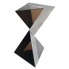 Lucite and Aluminium Pyramidal Sculpture by Duayne Hatchett, USA, 1980 6