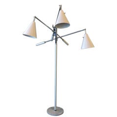 Wonderful Triennale Floor Lamp by Gino Sarfatti
