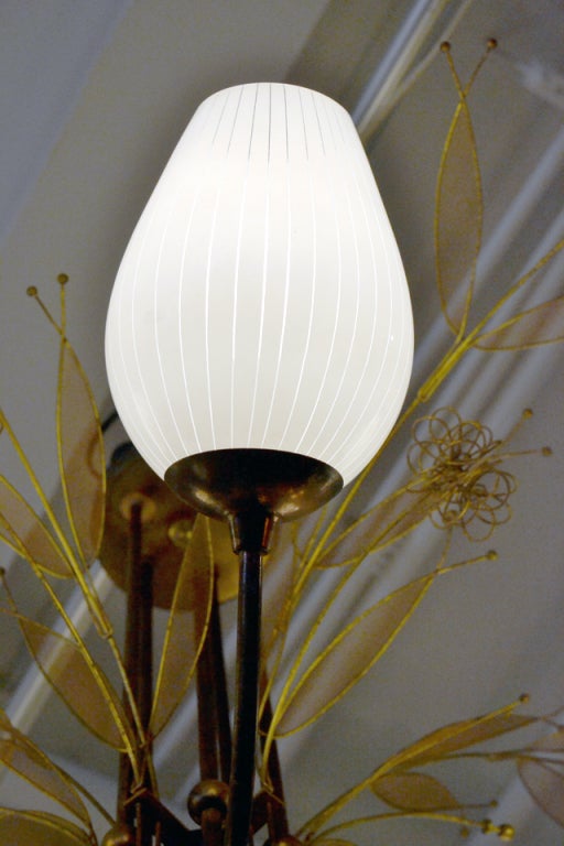 Mid-20th Century Paavo Tynell for Lightolier 1950's Chandelier