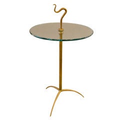 Elegant and Fine 1950's Italian Glass Top Table