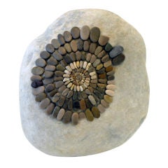 Stone Spiral by Mary Bauermeister (1934- )