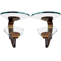 Pair of Fontana Arte Wall Mount Coat Hooks, Italy 1950s 1