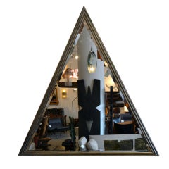 Triangular Art Deco Style Mirror