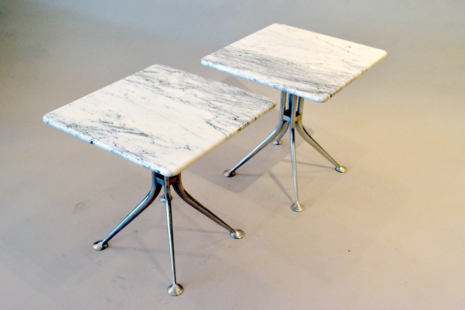 American Mid Century Pair of Alexander Girard Marble Side Table for Herman Miller, 1960s