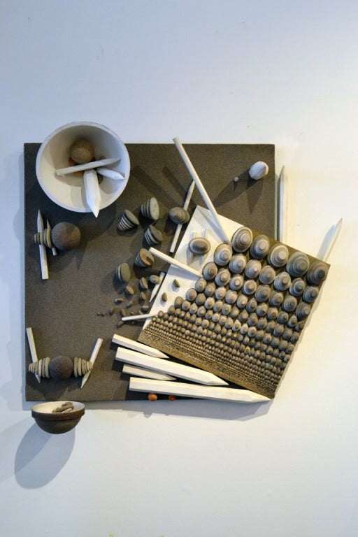 Assemblage Wall Construction by Mary Bauermeister
