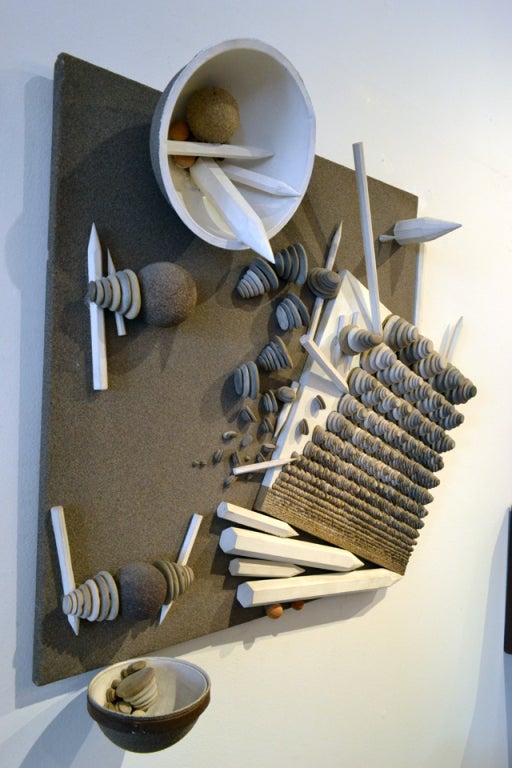 American Assemblage Wall Construction by Mary Bauermeister