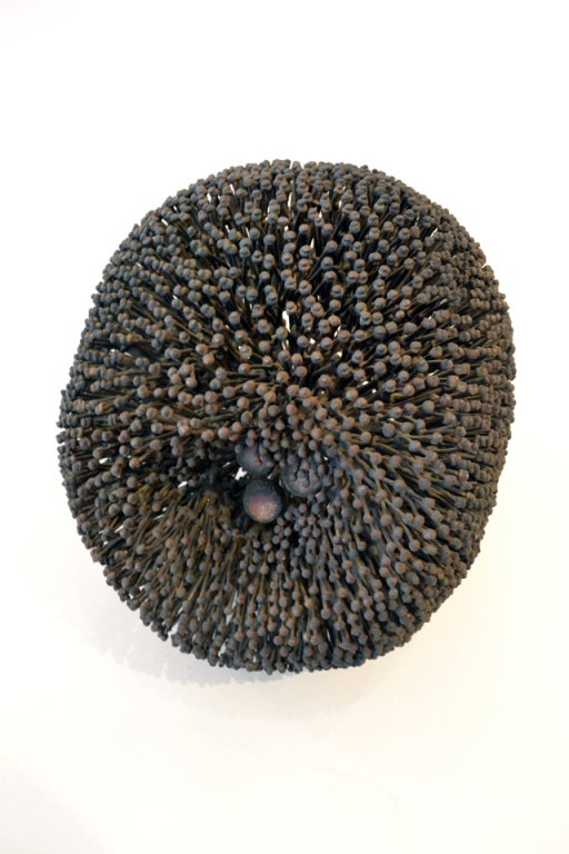 American Exquisite Copper and Bronze Bush by Harry Bertoia