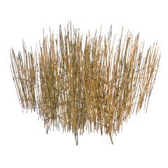 Rare and fine "Sunlit Straw" sculpture by Harry Bertoia