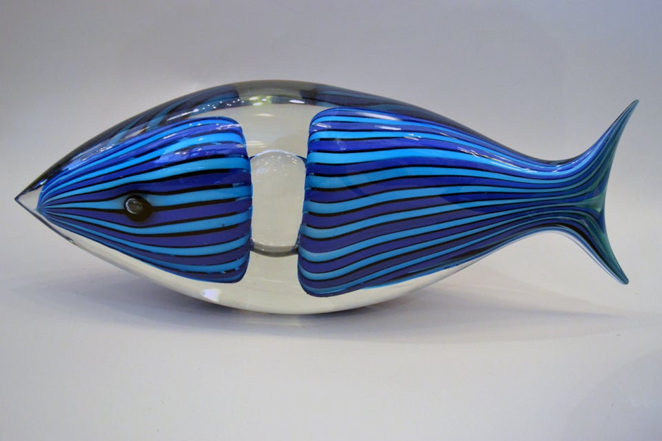 Prächtiger Muranoglasfisch von Romano Dona (Italienisch)