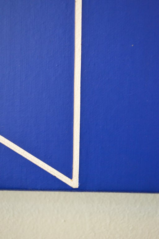 Minimalist hard edge painting by Duayne Hatchett