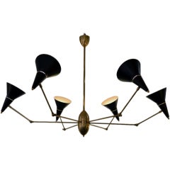 Incredible Italian Six Arm Chandelier