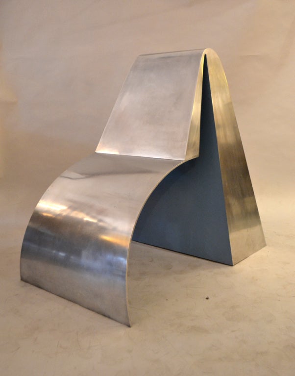 Aluminum Arched Sculpture by Duayne Hatchett
