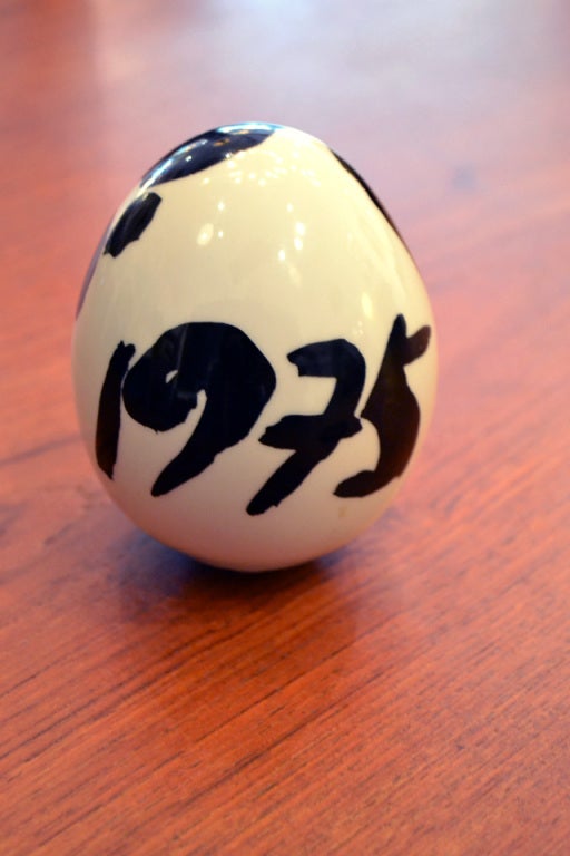 Royal Copenhagen Ceramic Egg by Mogens Andersen