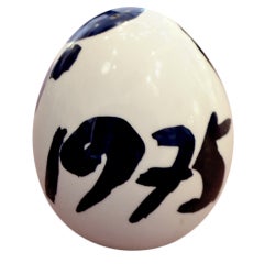 Royal Copenhagen Ceramic Egg by Mogens Andersen