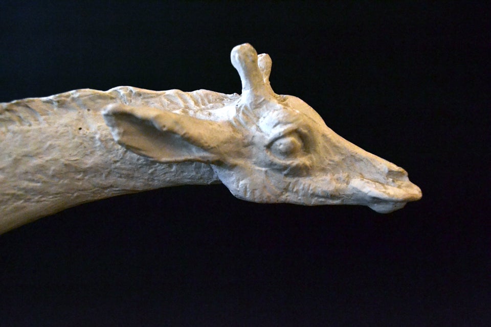 Original Plaster Model of a Giraffe by Hugo Liisberg 2