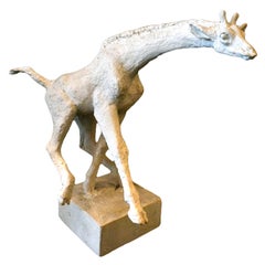 Original Plaster Model of a Giraffe by Hugo Liisberg