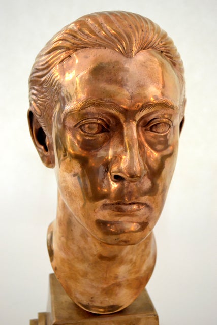 20th Century Bronze Bust of John Barrymore by Paul Manship
