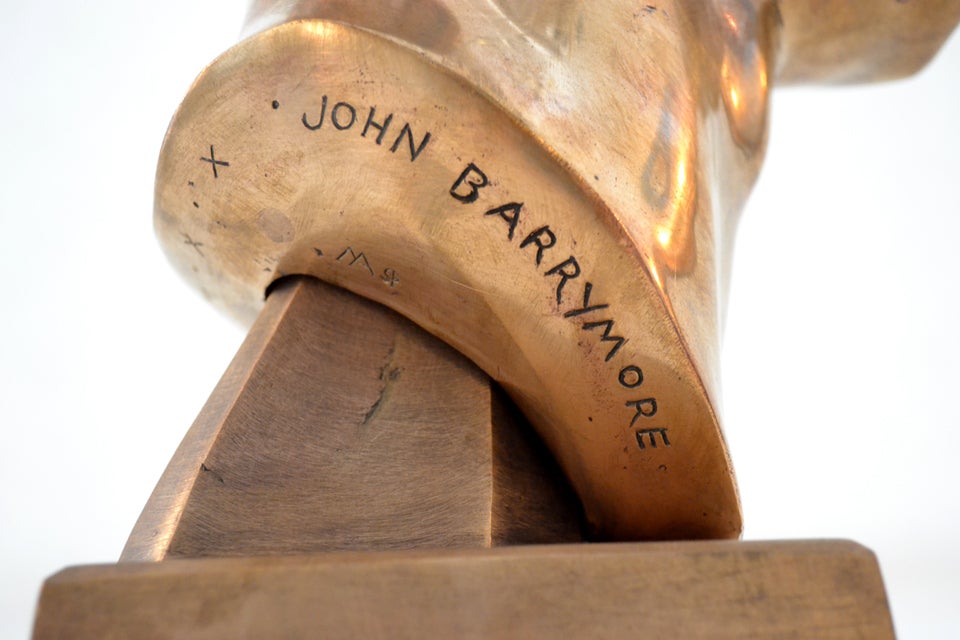 Bronze Bust of John Barrymore by Paul Manship 2
