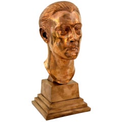 Bronze Bust of John Barrymore by Paul Manship
