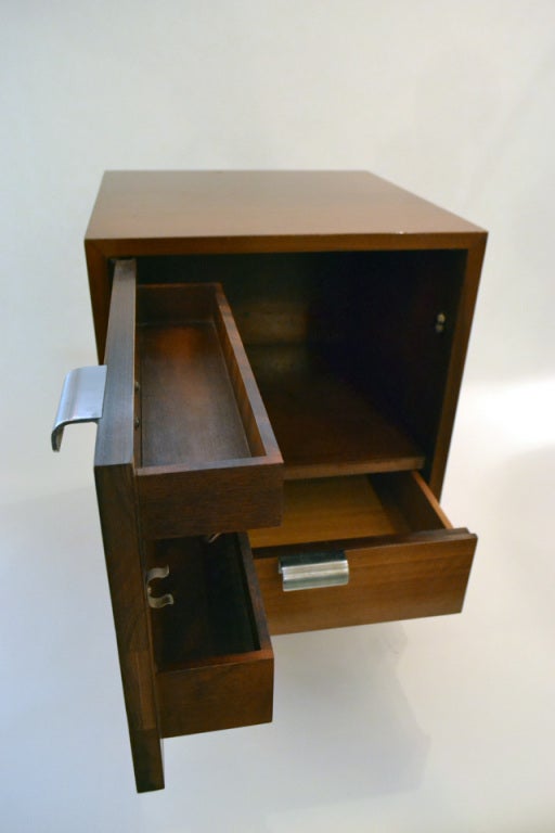 Mid-20th Century Handsome Pair of Nightstands by George Nelson