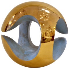 Bronze Spherical Sculptural by Robert Zeidman