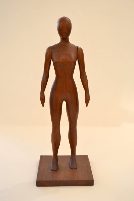 Unique Handcarved Teak Mannequin