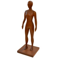 Unique Handcarved Teak Mannequin