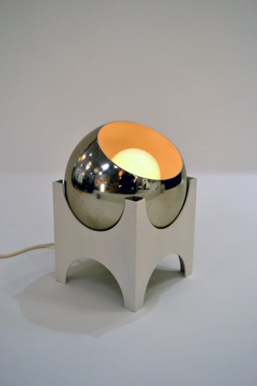 Pair of Mid Century Pivotal Eyeball Lamps