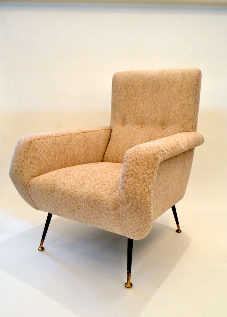 Pair of Lounge Chairs by Gio Ponti at 1stDibs