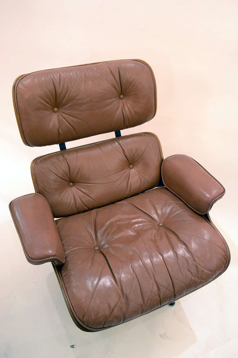 American Simply Beautiful Eames 670/671 Lounge Chair and Ottoman