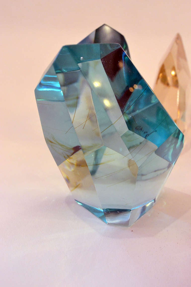Collection of Glass Crystals by Ghiro, Italy In Excellent Condition In New York, NY