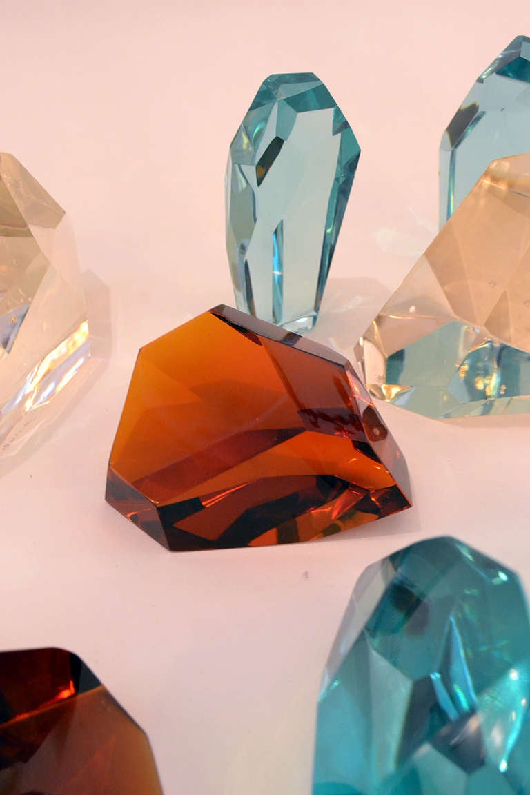 Italian Collection of Glass Crystals by Ghiro, Italy