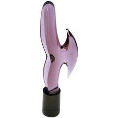 Murano Livio Seguso Abstract Glass Sculpture, Italy, 1980s 12