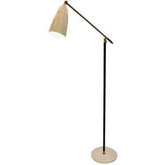 Articulating Single Arm Italian Floor Lamp